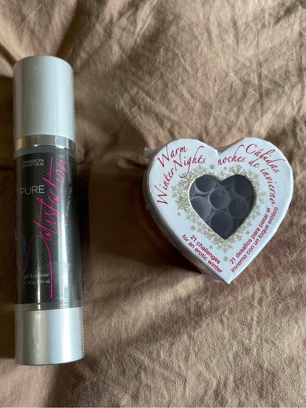 Pur Seduction Intimate Gel and game